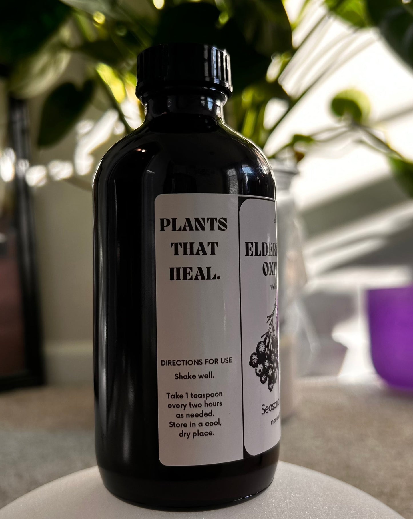 Elderberry Elixir Oxymel