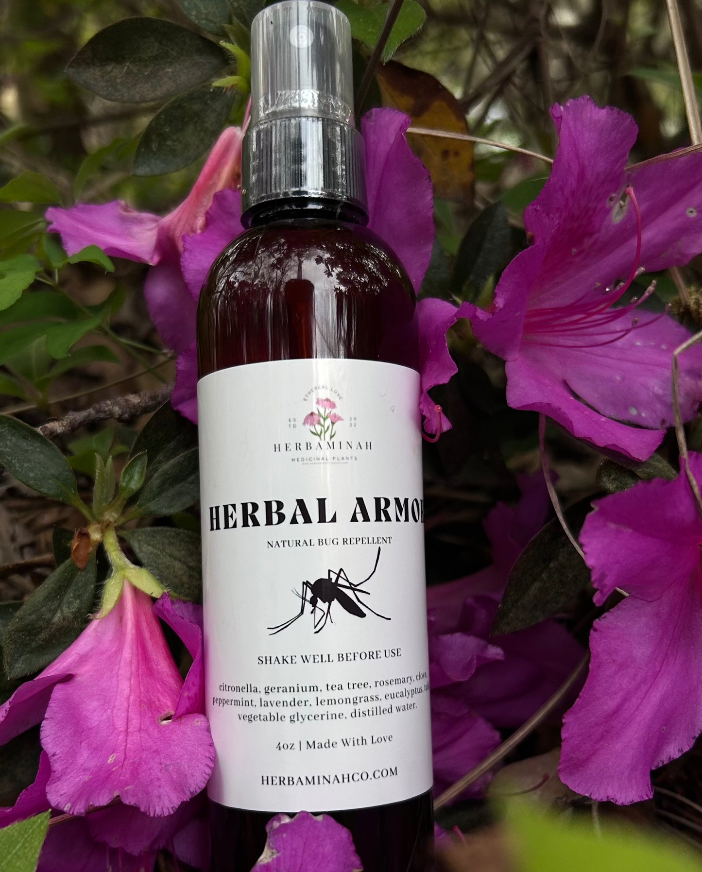 Herbal Armor: Natural Bug Repellent