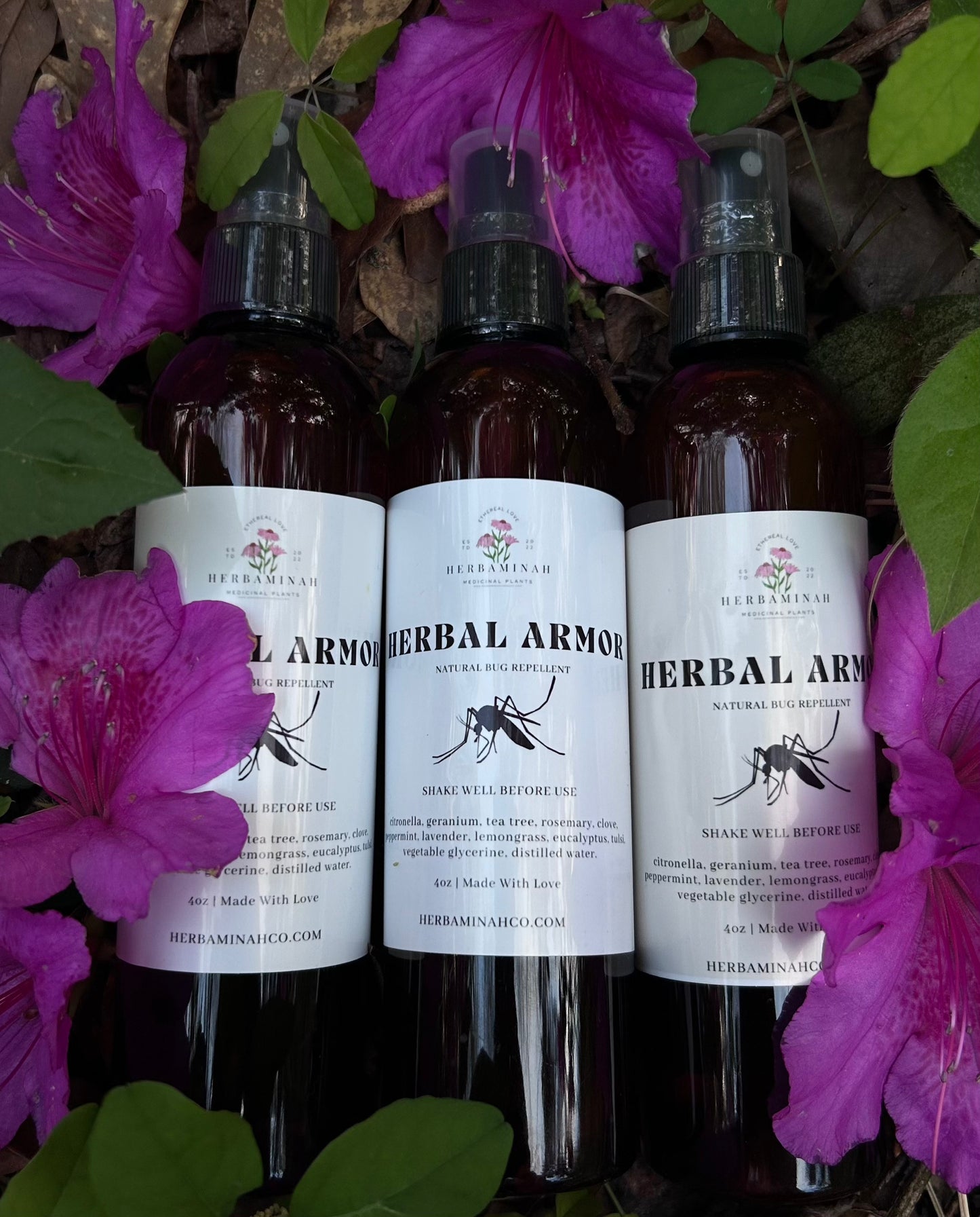 Herbal Armor: Natural Bug Repellent