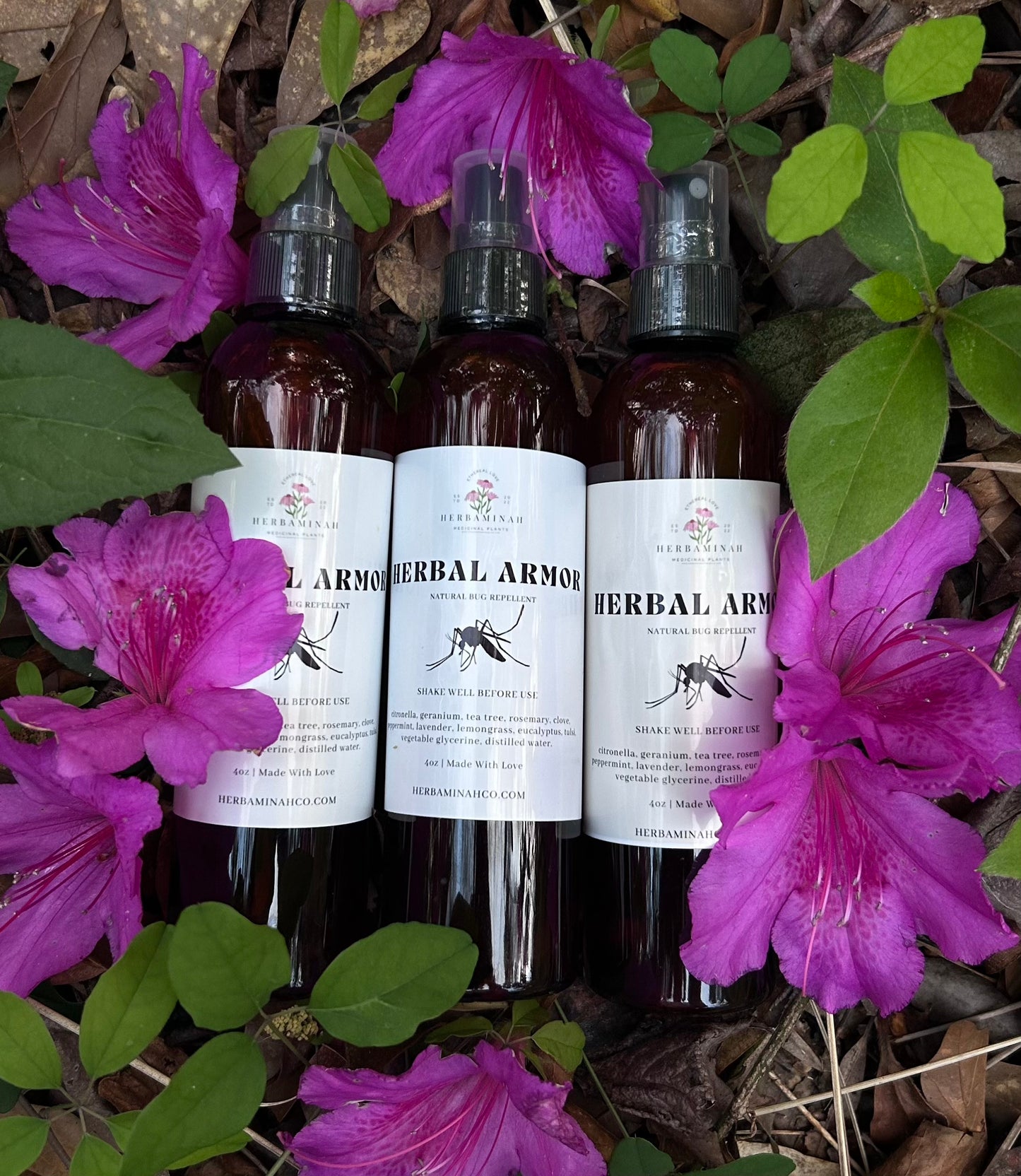 Herbal Armor: Natural Bug Repellent