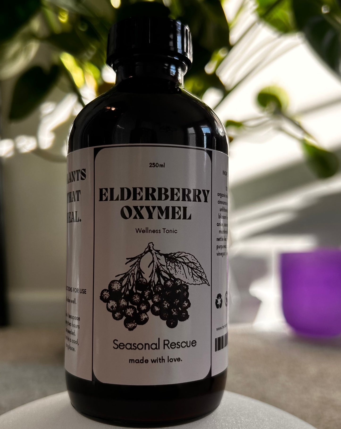 Elderberry Elixir Oxymel